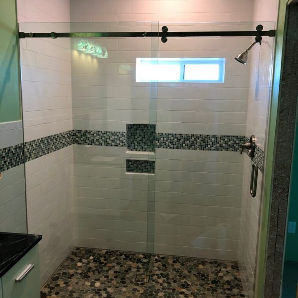 A beautiful shower area