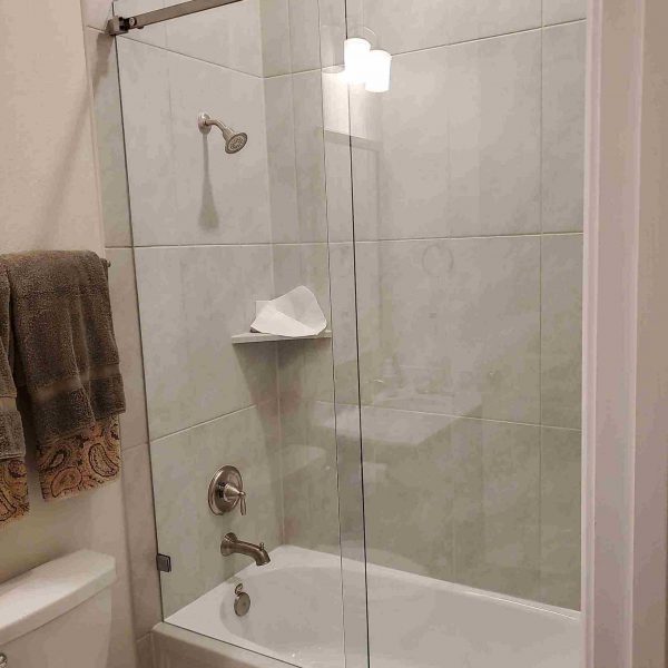 A simple and beauty shower area