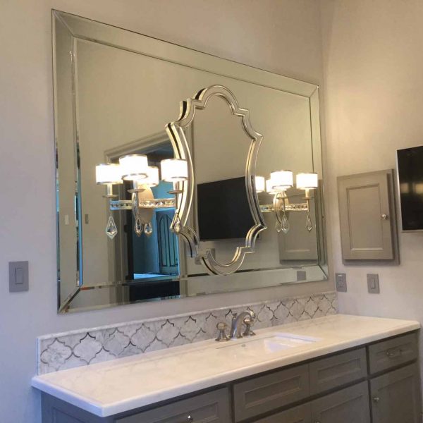 A beauty and luxury mirror