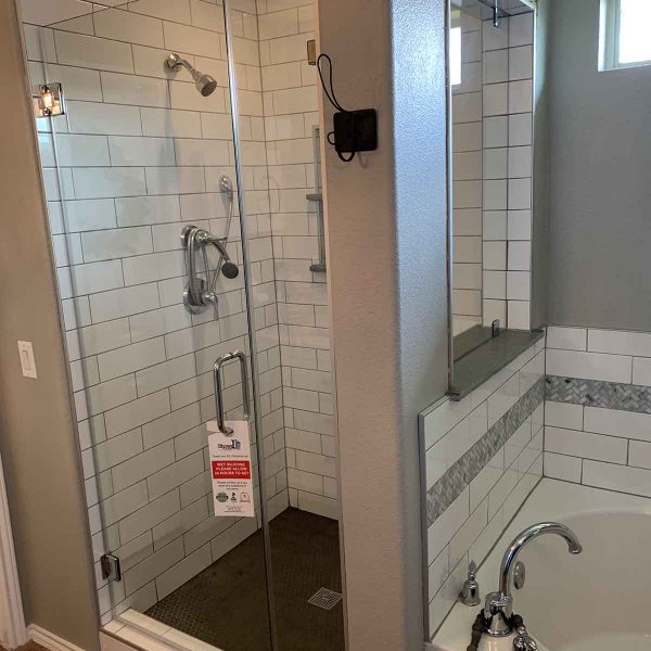 A simple shower area
