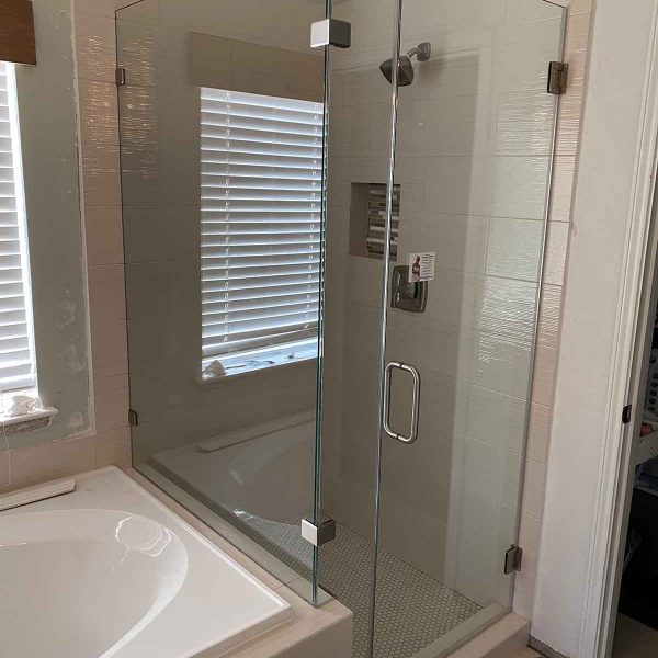 A elegant shower area