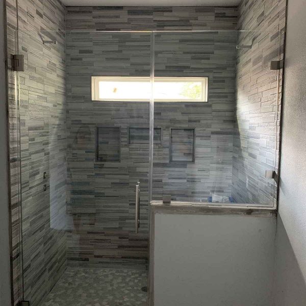 A simple shower area