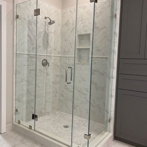 Corner 90 Degree Shower Doors | Shower Doors of Houston